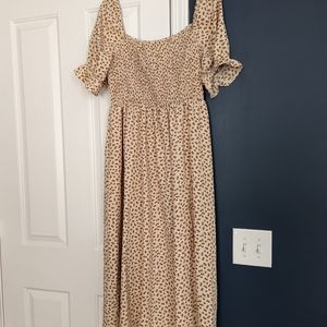 Boohoo dress cream